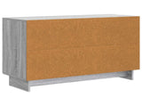 Sideboard Grey Sonoma 89 x 34.5 x 60 cm Engineered Wood 893971