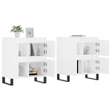 Sideboards 2 pcs White Engineered Wood 3190181