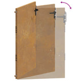 Garden Gate 100x125 cm Corten Steel 153264