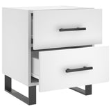 Bedside Cabinets 2 pcs White 40x35x47.5 cm Engineered Wood 827357