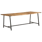 Dining Table 200x100x75 cm Solid Wood Mango 373612