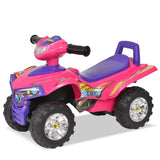 Children's Ride-on ATV with Sound and Light Pink and Purple 10141