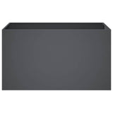 Garden Planter Anthracite 100 x 50 x 50 cm Cold-rolled Steel 8005278