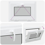 Basement Window Internal Colour White RISOR 50 x 40 cm 42047783