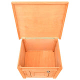 Cat House Solid Pine & Fir Wood 50x46x43.5 cm 170640