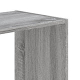 Bookcase Grey Sonoma 102x32x102 cm Engineered Wood 852821
