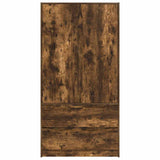 Bathroom Cabinet Smoked Oak 79.5 x 49 x 156 cm Engineered Wood 3406250