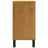 Drawer Cabinet FLAM 110x40x80 cm Solid Wood Pine 376070