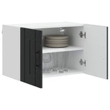Wall Cabinet LUCCA 2 pcs Black 60 x 31 x 40 cm Engineered Wood 884917