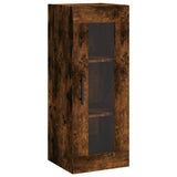 Highboard Smoked Oak 34.5x34x180 cm Engineered Wood 3199390