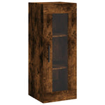 Highboard Smoked Oak 34.5x34x180 cm Engineered Wood 3199518