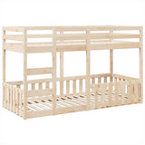 Bunk Bed 80x200 cm Solid Wood Pine 3308586