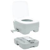 Portable Camping Toilet Grey and white 41.5 x 36.5 x 30 cm 42001438