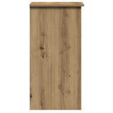 Desk with Shelves Artisan Oak 84x40x78 cm Engineered Wood 860453