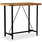 Bar Table Solid Reclaimed Wood 120x60x107 cm 245440