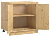 Cabinet SKI Honey Brown 60 x 46 x 81.5 cm Solid Pine Wood 42007559