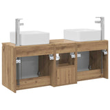 Bathroom Cabinet Set 3 pcs Artisan Oak 49.5 x 41 x 63 cm 3405646