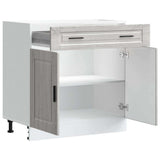 Kitchen Base Cabinet Porto Grey Sonoma Engineered Wood 853983