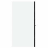 Kitchen Wall Cabinet Lucca Black Engineered Wood 853778