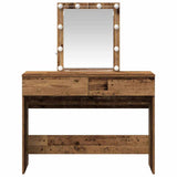 Dressing Table Old Wood 100 x 40 x 130 cm Engineered Wood 868840