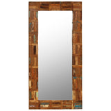 Wall Mirror Solid Reclaimed Wood 60x120 cm 246419