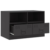 TV Cabinet Black 67x39x44 cm Steel 841739