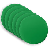 Throw Pillow 6 pcs HEERLEN Green Dia. 50 cm Polyester 929484