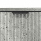 Bathroom Furniture Set with Drawer 2 pcs Concrete Grey 3393096
