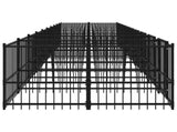 Outdoor Dog Kennel Steel 18.77 m 3124587