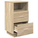 Bedside Cabinets 2 pcs with 2 Drawers Sonoma Oak 36x36x68 cm 858583