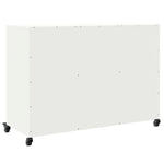 ZNTS Sideboard White 100.5x39x72 cm Steel 846739