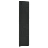 3-Panel Room Divider Black 120x180 cm Steel 335895
