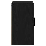 Wall-mounted Cabinet 60 x 31 x 60 cm Engineered Wood Black Oak 862945