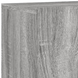 4 Piece TV Wall Units Grey Sonoma Engineered Wood 3216433