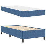 Bed Frame with Mattress Blue 90 x 200 cm Fabric 3399103