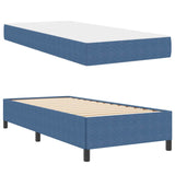 Bed Frame with Mattress Blue 80 x 200 cm Fabric 3399093