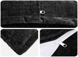 Cushion Cover 6 pcs HOUTEN Anthracite 80 x 80 cm 921676