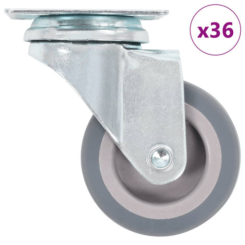36 pcs Swivel Casters 50 mm 277902