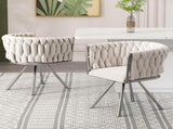 Set of 2, velvet dining, single light luxury living room bedroom swivel, Leisure swivel N606P452770B