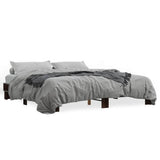 Bed Frame without Mattress Brown Oak 200x200 cm 3280221
