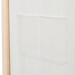 ZNTS 6-Panel Room Divider Cream 240x170x4 cm Fabric 248174