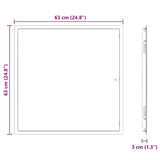 Access Panel White 63 x 63 x 3 cm Steel 42010259