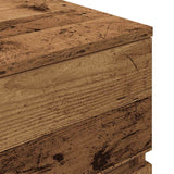 Bedside Cabinet Old Wood 39x35x65 cm Engineered Wood 861333
