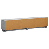 TV Stand 180 x 34.5 x 40 cm Concrete Grey Engineered Wood 8011498