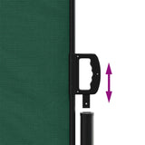 ZNTS Retractable Side Awning Dark Green 160x500 cm 4004440
