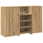 Reception Desk Artisan Oak 155x50x103.5 cm Engineered Wood 3324204