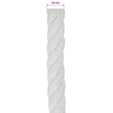 Rope White 1.6 x 1.6 x 10000 cm Cotton 42011872