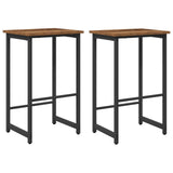 Bar Stool 2 pcs Old Wood 40 x 32 x 64 cm Engineered Wood 8006190