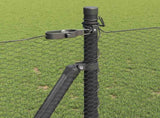Welded Wire Fence with Concrete Base 50 x 0.8 m 3353689