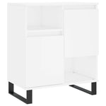 Sideboards 2 pcs White Engineered Wood 3190133